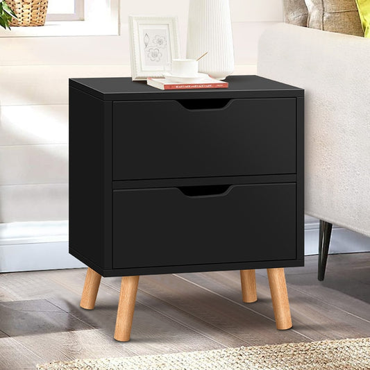 ALFORDSON 2 Drawer Bedside Table